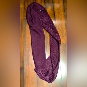 Torrid purple knit infinity scarf